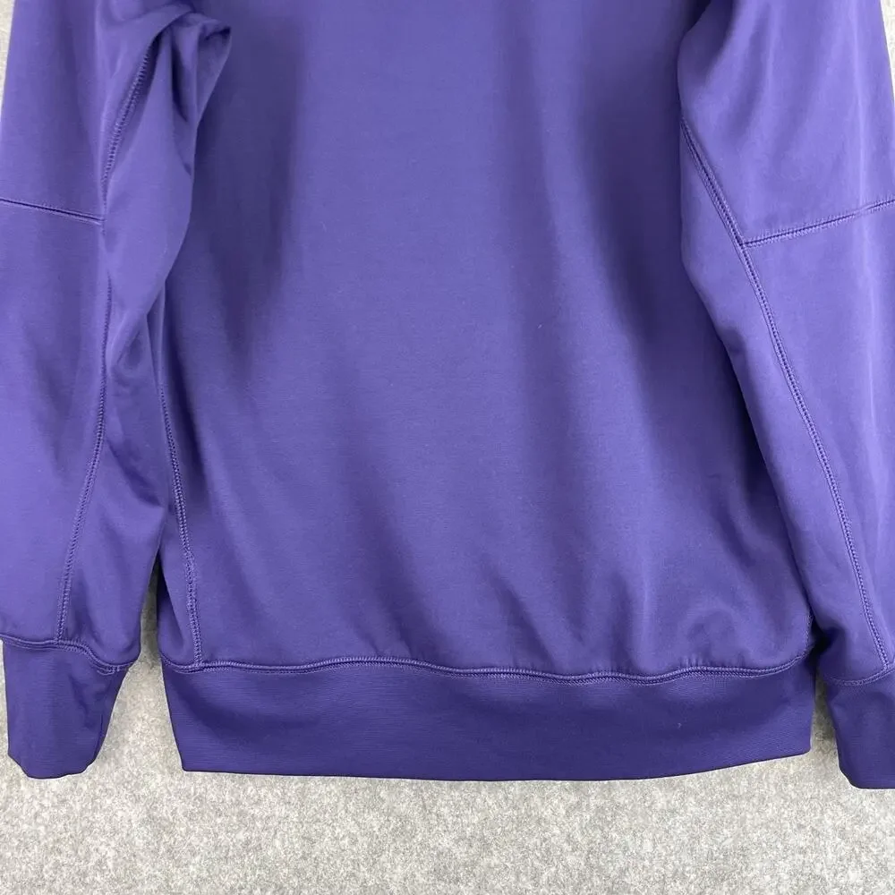 Nike Kansas State Wildcats Hoodie Mens Large Purple Therma Fit‎ Circuit Pullover